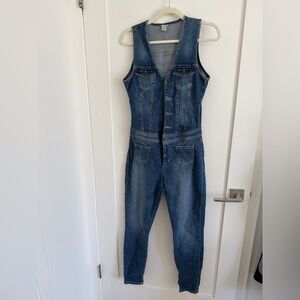Guess Blue Denim Jumpsuit